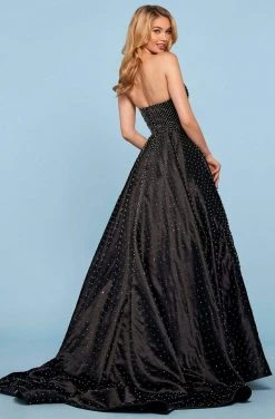 Sherri Hill - 53502 Strapless Beaded Ballgown Dress