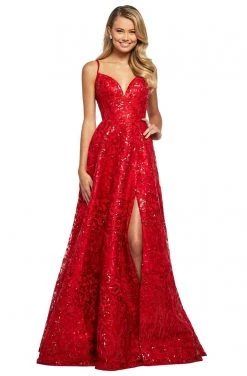 Sherri Hill - 53511 Sweetheart Sequins A-Line Dress