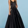 Sherri Hill - 53512 Scoop Neck Beaded Mikado Ballgown
