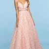 Sherri Hill - 53526 V-Neck Beaded A-Line Dress 1 Sherri Hill - 53526 V-Neck Beaded A-Line Dress
