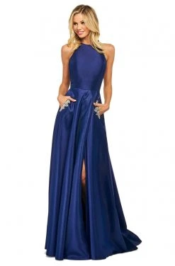 Sherri Hill - 53529 Satin Crystal Beaded A Line Dress 9 Sherri Hill - 53529 Satin Crystal Beaded A Line Dress