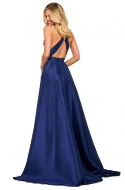 Sherri Hill - 53529 Satin Crystal Beaded A Line Dress 10 Sherri Hill - 53529 Satin Crystal Beaded A Line Dress