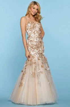 Sherri Hill - 53588 Sweetheart Floral Mermaid Dress