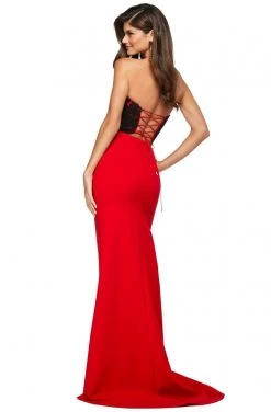 Sherri Hill - 53601 Straight-Across Sheath Dress
