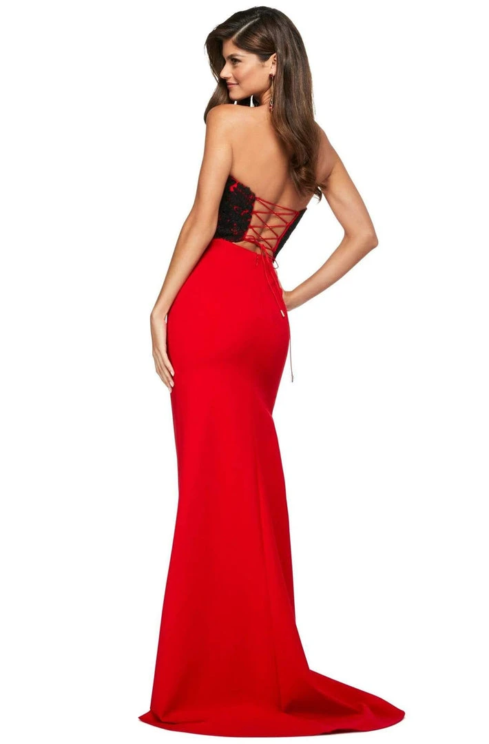 Sherri Hill - 53601 Straight-Across Sheath Dress 4 Sherri Hill - 53601 Straight-Across Sheath Dress