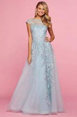 Sherri Hill - 53621 Bateau Long A-Line Dress
