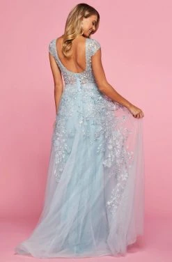 Sherri Hill - 53621 Bateau Long A-Line Dress