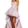 Sherri Hill - 53643 Sweetheart Print High Low Dress