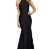 Sherri Hill - 53663 Halter Neck Trumpet Dress With Train 2 Sherri Hill - 53663 Halter Neck Trumpet Dress With Train