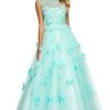 Sherri Hill - 53684 Bateau Beaded Ballgown Dress 1 Sherri Hill - 53684 Bateau Beaded Ballgown Dress