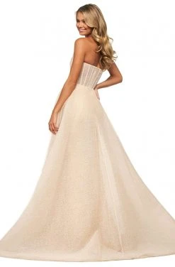 Sherri Hill - 53731 Corset Strapless A-Line Dress