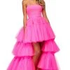 Sherri Hill - 53776 Tiered A-Line Tulle Dress 1 Sherri Hill - 53776 Tiered A-Line Tulle Dress
