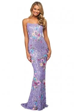 Sherri Hill - 53816 Fully Beaded Scoop Sheath Dress