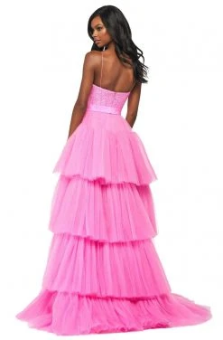 Sherri Hill - 53820 V-Neck Beaded Ballgown Dress