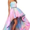 Sherri Hill - 53821 High Low Strapless Ballgown Dress 2 Sherri Hill - 53821 High Low Strapless Ballgown Dress