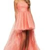 Sherri Hill - 53825 Tulle A Line High Low Dress