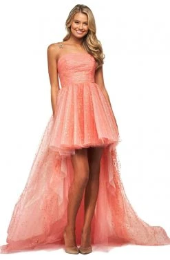 Sherri Hill - 53825 Tulle A Line High Low Dress