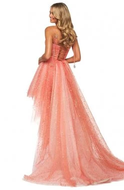 Sherri Hill - 53825 Tulle A Line High Low Dress