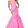 Sherri Hill - 53826 Scoop Neckline Applique Mermaid Dress