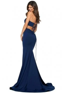 Sherri Hill - 53877 Sexy Back Strapless Trumpet Dress