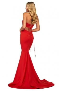 Sherri Hill - 53877 Sexy Back Strapless Trumpet Dress