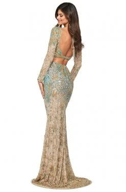 Sherri Hill - 53916 Two-Piece Sequin Sheath Dress