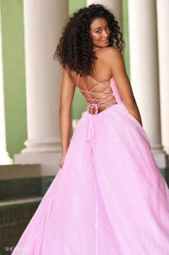 Sherri Hill - 54153 Plunging V Neck Ballgown 7 Sherri Hill - 54153 Plunging V Neck Ballgown