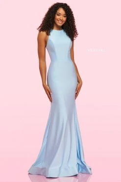Sherri Hill - 54208 Minimalist Crisscross Back Long Dress