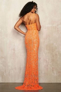 Sherri Hill - 54250 Bead-Patterned One Shoulder Dress 15 Sherri Hill - 54250 Bead-Patterned One Shoulder Dress