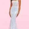 Sherri Hill - 54275 Strappy Sequin Mermaid Dress