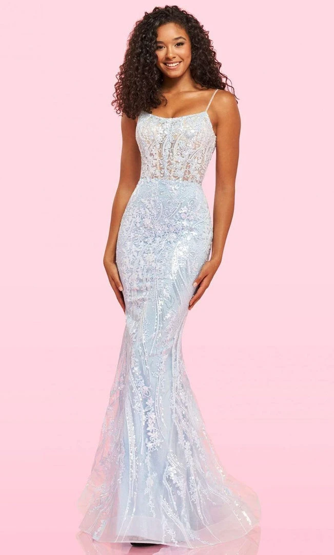Sherri Hill - 54275 Strappy Sequin Mermaid Dress 3 Sherri Hill - 54275 Strappy Sequin Mermaid Dress