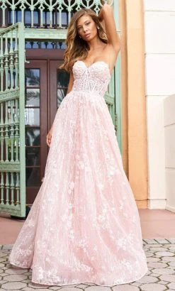 Sherri Hill - 54305 Floral Sweetheart Ballgown