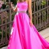 Sherri Hill - 54785 Strapless Jeweled Waist A-Line Gown 1 Sherri Hill - 54785 Strapless Jeweled Waist A-Line Gown