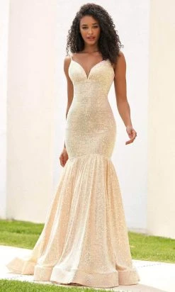 Sherri Hill - 54846 Sequin Trumpet Gown 8 Sherri Hill - 54846 Sequin Trumpet Gown