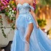 Sherri Hill - 54866 Off Shoulder Overskirt Dress