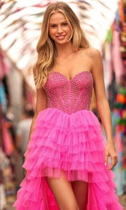 Sherri Hill - 54907 Sweetheart High Low Dress