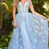 Sherri Hill - 54935 Dreamy Glittered Overskirt Gown 2 Sherri Hill - 54935 Dreamy Glittered Overskirt Gown