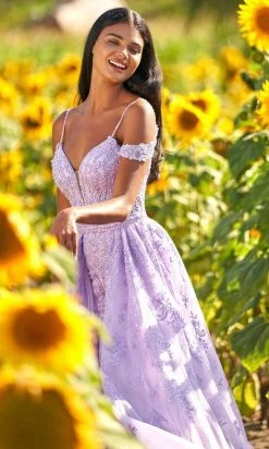 Sherri Hill - 54935 Dreamy Glittered Overskirt Gown