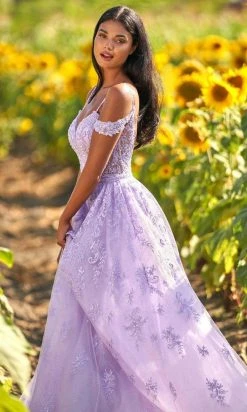 Sherri Hill - 54935 Dreamy Glittered Overskirt Gown