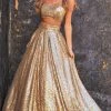 Sherri Hill - 55003 Two Piece Sequined Volume Dress