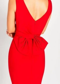 Social Occasions By Mon Cheri - Embellished Knee Length Dress 119823 - 1 Pc Black In Size 14 Available 7 Social Occasions By Mon Cheri - Embellished Knee Length Dress 119823 - 1 Pc Black In Size 14 Available