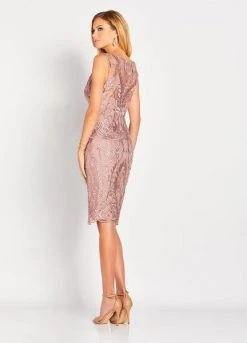 Social Occasions By Mon Cheri - Embroidered Bateau Cocktail Dress 119829 7 Social Occasions By Mon Cheri - Embroidered Bateau Cocktail Dress 119829